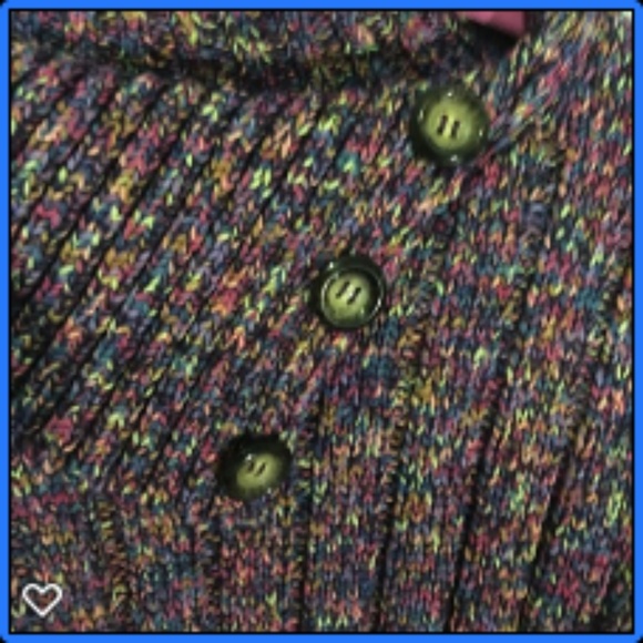 FINAL PRICE 3/$15 Multicolored Ribbed Sweater - Picture 2 of 3